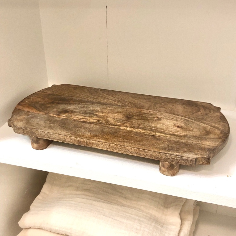 Rustic Wooden Serving Tray